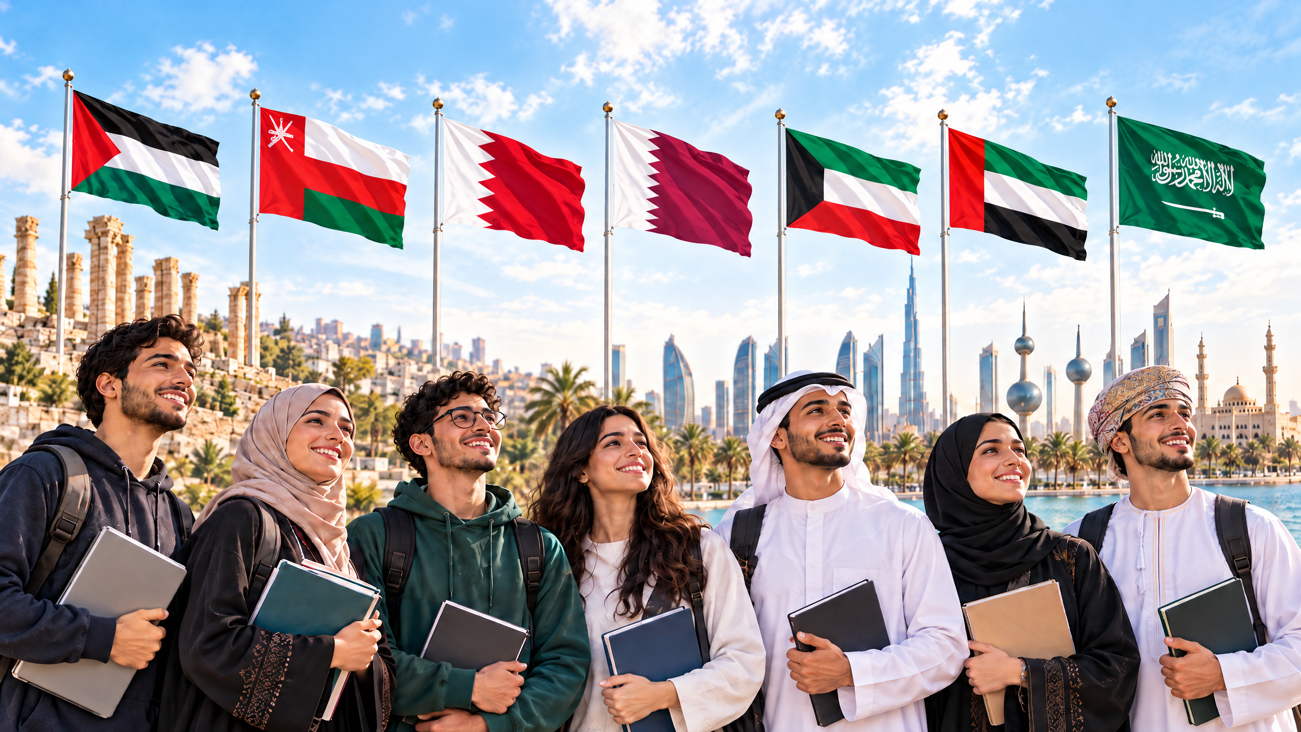 خطوتك للاستشارات التعليمية — نستقبل الطلبة من الأردن وفلسطين ودول الخليج